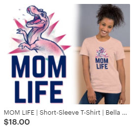 Mom Life funny t-shirt