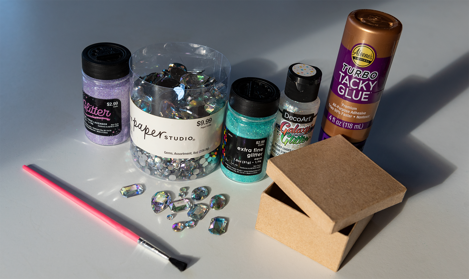 Magical gift box supplies